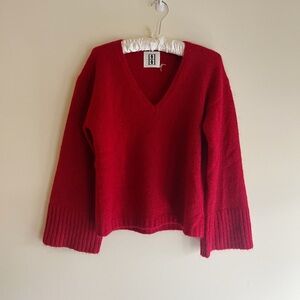 By Malene Birger Wool Mohair Flair Sleeve Sweater XXS